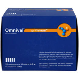 Omnival orthomolekul.2OH immun Kapseln laktosefrei und glutenfrei 150 Stück – Bild 1 von 3