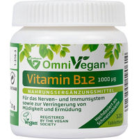 Produktbild von Omnivegan B12 1000 µg Lutschtabletten vegan für Erwachsene 120 Stück