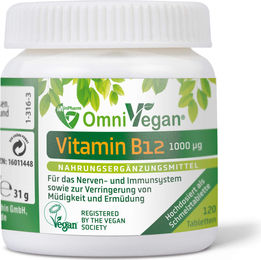 OmniVegan B12 1000 µg Tabletten mit Beerengeschmack vegan 120 Stück – Bild 1 von 1