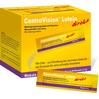 Produktbild von OmniVision CentroVision Lutein direkt Granulat Pulver vegetarisch und laktosefrei für Erwachsene