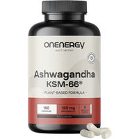 Produktbild von OnEnergy Ashwagandha KSM-66 vegan ohne Zusatzstoffe 180 Kapseln