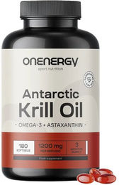 OnEnergy Krillöl 1200 mg mit Omega-3 und Astaxanthin Kapseln 180 Stück – Bild 1 von 1