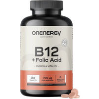Produktbild von OnEnergy Vitamin B12 + Folsäure Tabletten für Erwachsene 365 Stück