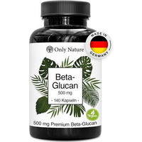 Produktbild von Only Nature Beta Glucan 500 mg Kapseln 140 Stück vegan ohne Zusatzstoffe