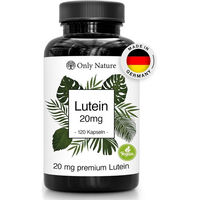 Produktbild von Only Nature Lutein und Zeaxanthin Kapseln 20 mg vegan und ohne Zusatzstoffe