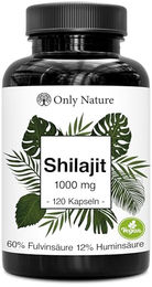 Only Nature Shilajit Kapseln 1000 mg – Himalaya Shilajit Original – Vegan, Glutenfrei und Laktosefrei – 120 Kapseln – Bild 1 von 4