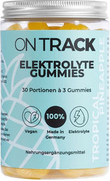 OnTrack Nutrition Elektrolyte Gummies Ananas mit Magnesium, Vitamin C und B-Komplex vegan und glutenfrei – Bild 1 von 2