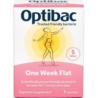Produktbild von Optibac One Week Flat Probiotika Sticks vegetarisch ohne Zusatzstoffe 7 x 1,5 g
