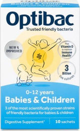 Optibac Probiotika für Babys und Kinder Pulver vegetarisch ohne Zusatzstoffe 10 x 1,5 g Beutel – Bild 1 von 1