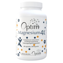 OPTIM Magnesium Komplex hochdosiert mit Vitamin B6, 60 Kapseln, vegan, glutenfrei und laktosefrei – Bild 1 von 2