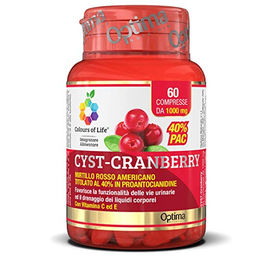 Optima Naturals Cyst Cranberry Cranberry-Fruchtzusatz Tabletten vegan und glutenfrei 60 Stück – Bild 1 von 2