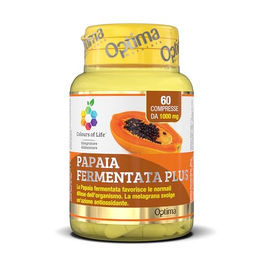 Optima Naturals Papaya Fermentata Plus mit Papain - Vegan und Glutenfrei - 60 Tabletten – Bild 1 von 1