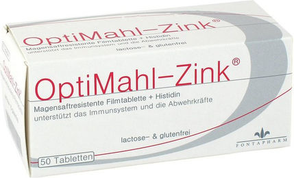 Optimahl Zink Gluconat 15 mg Tabletten laktosefrei zuckerfrei glutenfrei für Erwachsene Sportler und Frauen – Bild 1 von 1