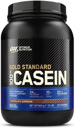 Optimum Nutrition 100% Gold Standard Casein Chocolate Supreme Protein Pulver Schokolade – Bild 1 von 2