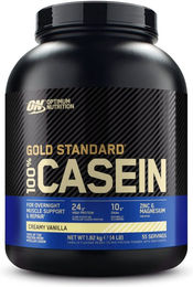 Optimum Nutrition 100% Gold Standard Casein Pulver Creamy Vanilla – Bild 1 von 2