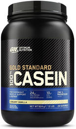 Optimum Nutrition 100% Gold Standard Casein Pulver Creamy Vanilla 908 g – Bild 1 von 2