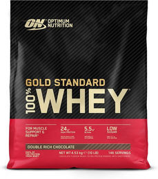 Optimum Nutrition 100% Whey Gold Standard Protein Pulver Double Rich Chocolate 2270 g – Bild 1 von 2