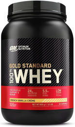 Optimum Nutrition 100% Whey Gold Standard Protein Pulver French Vanilla Crème 908 g – Bild 1 von 2