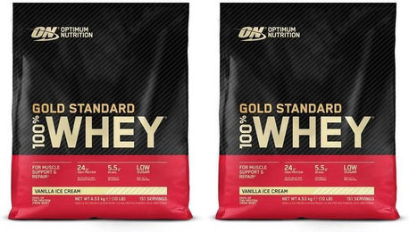 Optimum Nutrition 100% Whey Gold Standard Protein Pulver Vanille – Bild 1 von 2