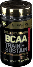 Optimum Nutrition BCAA Train+Sustain Pulver Himbeere-Granatapfel – Bild 1 von 2