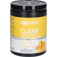 Produktbild von Optimum Nutrition Clear Whey Protein Isolate mit Collagen Summer Fruit Ice Tea Pulver zuckerfrei