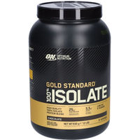 Produktbild von Optimum Nutrition Gold Standard 100% Isolate Whey Protein Pulver Schokolade glutenfrei 930 g