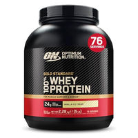 Produktbild von Optimum Nutrition Gold Standard 100% Whey Isolat Proteinpulver Vanille zuckerarm 2,28 kg 76 Portionen