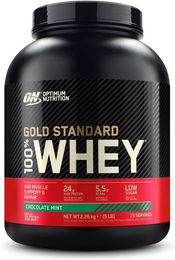 Optimum Nutrition Gold Standard 100% Whey Protein Pulver Chocolate Mint 2270 g – Bild 1 von 2