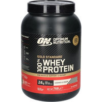 Produktbild von Optimum Nutrition Gold Standard 100% Whey Protein Pulver Cookies & Cream zuckerfrei 768 g