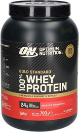 Optimum Nutrition Gold Standard 100% Whey Protein Pulver Erdbeere 780 g – Bild 1 von 2