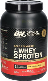 Optimum Nutrition Gold Standard 100% Whey Protein Pulver French Vanilla Crème 780 g – Bild 1 von 2