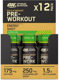 Optimum Nutrition Gold Standard Pre-Workout Energy Shot Zitrone Limette 12 x 60 ml Ampullen – Bild 1 von 6