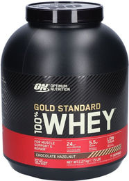Optimum Nutrition Gold Standard Whey Protein Mischung Chocolate and Hazelnut Pulver laktosefrei und zuckerfrei 1000 g – Bild 1 von 2