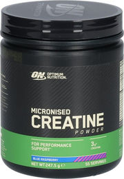 Optimum Nutrition Micronised Creatine Monohydrat Pulver Blue Raspberry – Bild 1 von 2