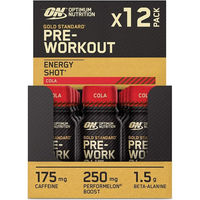Produktbild von Optimum Nutrition Pre-Workout Shot vegetarisch 12 x 60 ml