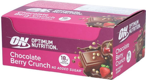 Optimum Nutrition Protein Bars Chocolate Berry Crunch Proteinriegel – Bild 1 von 2