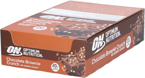 Optimum Nutrition Proteinriegel Chocolate Brownie Crunch zuckerfrei Schokolade – Bild 1 von 2