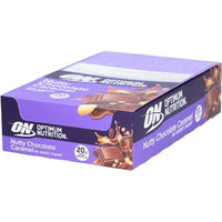 Produktbild von Optimum Nutrition Proteinriegel Nutty Chocolate Caramel zuckerfrei vegetarisch