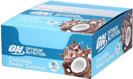 Optimum Nutrition Proteinriegel Schokolade Sweet Coconut zuckerfrei – Bild 1 von 1