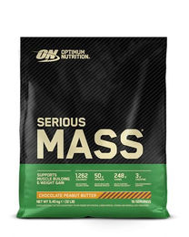 Optimum Nutrition Serious Mass Gainer Pulver Schoko-Erdnussbutter 5,45 kg – Bild 1 von 8