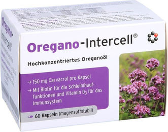 Oregano-Intercell Intercell-Pharma magensaftresistente Weichkapseln Bio 60 Stück – Bild 1 von 3