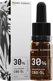 ORGANIC ELEMENTS Vollspektrum CBD-Öl 30% vegan – Bild 1 von 4