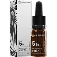 Produktbild von ORGANIC ELEMENTS Vollspektrum CBD Öl 5% vegan