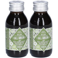 Produktbild von ORGANIC HUMAN Ingwer Shot All Green Superfood-Mischung Bio Vegan Ampullen