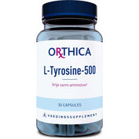 Produktbild von Orthica L-Tyrosin Kapseln hefefrei und ohne Zusatzstoffe 30 Stück