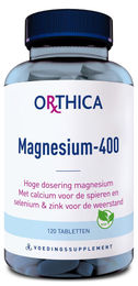 Orthica Magnesium 400 Tabletten vegan 120 Stück – Bild 1 von 2