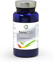 OrthoCell SanaQ10 Coenzym Q10 100 mg Ubiquinon 120 vegane Kapseln laktosefrei und glutenfrei – Bild 1 von 1