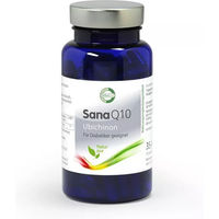 Produktbild von OrthoCell SanaQ10 Coenzym Q10 100 mg Ubiquinon 120 vegane Kapseln laktosefrei und glutenfrei