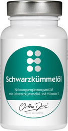 ORTHODOC Schwarzkümmelöl Kapseln 60 Stück laktosefrei und glutenfrei – Bild 1 von 2