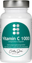 OrthoDoc Vitamin C 1000 mg Calciumascorbat Kapseln 60 Stück laktosefrei und glutenfrei – Bild 1 von 2